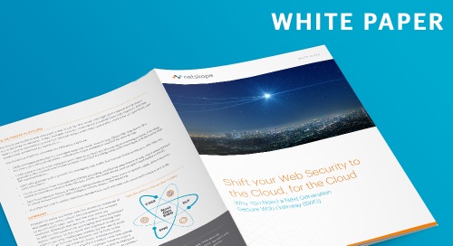 Shift Your Web Security to the Cloud, for the Cloud - white paper